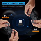 Wireless 4K HD 3D Double Game Console Box, US Plug, 128GB US Plug