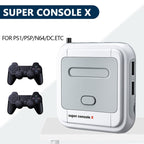 Wireless 4K HD 3D Double Game Console Box, US Plug, 128GB US Plug