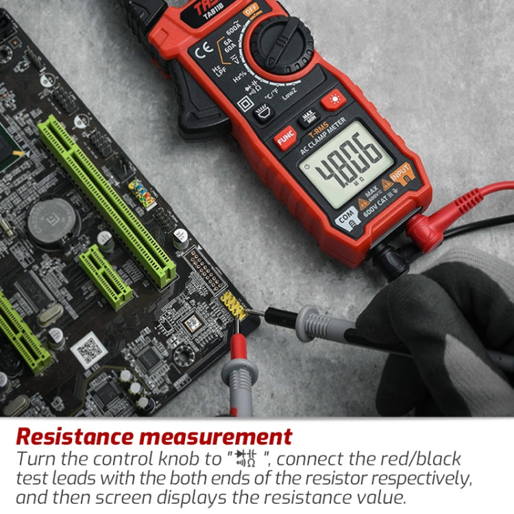 Clamp Meter High Accuracy AC DC Voltage Ammeter — view 10