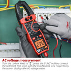 Clamp Meter High Accuracy AC DC Voltage Ammeter — view 11