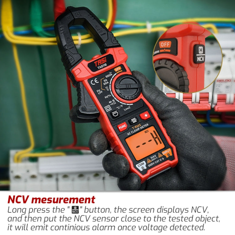 Clamp Meter High Accuracy AC DC Voltage Ammeter — view 12