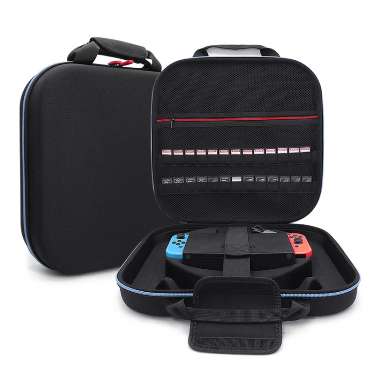 For Nintendo Switch Double Fitness Ring Storage Bag EVA Portable Hard Shell Host Package Accessories