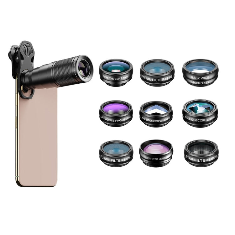 APEXEL APL-22XDG9 22X External Camera Adjustable Focus Mobile Phone Lens