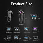 APEXEL APL-22XDG9 22X External Camera Adjustable Focus Mobile Phone Lens