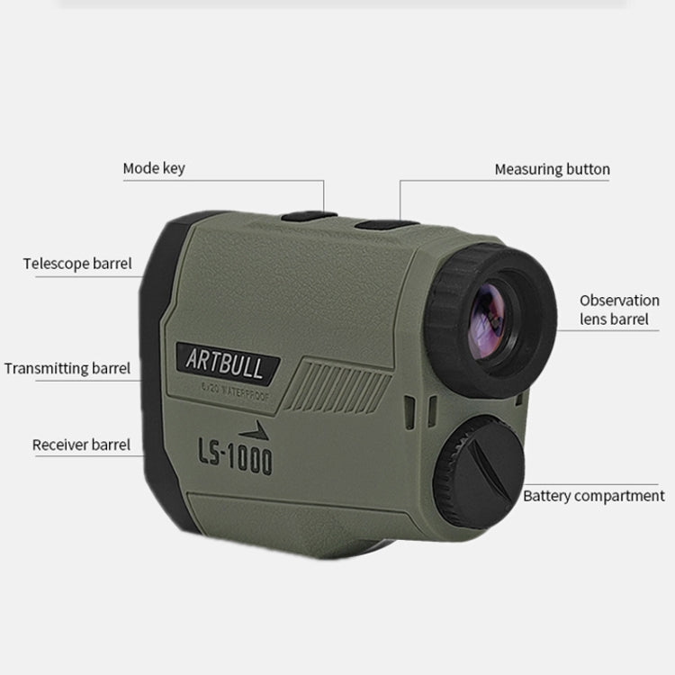 ARBULL LS-1000 Golf Rangefinder Outdoor Altimeter Goniometer Telescope — view 6
