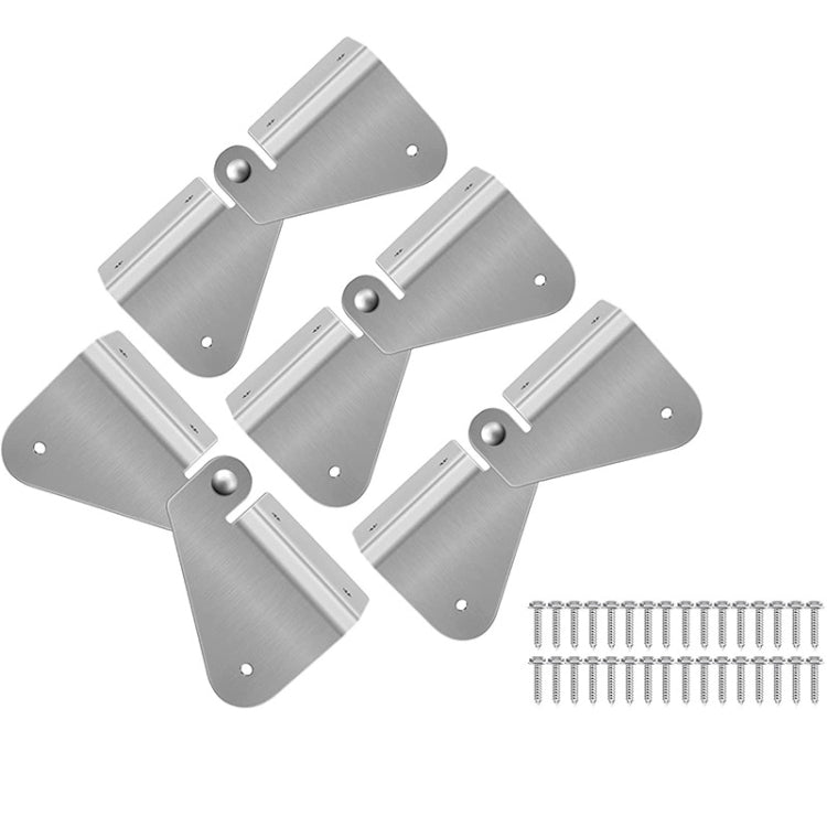Gutter Extension Hinge Downspout Extension Flip-Up Hinge For Rectangle Or Square Downspout — 2pcs