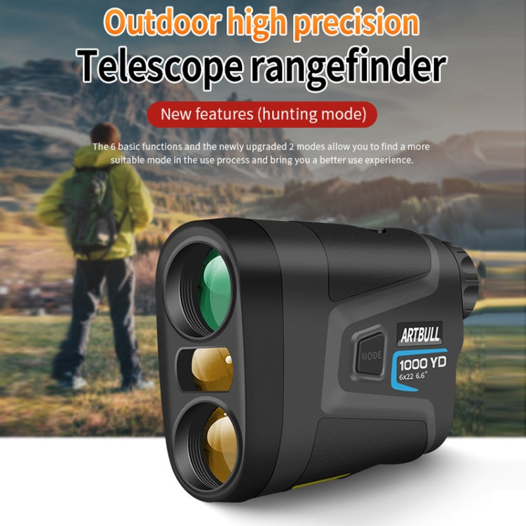 Golf Laser Rangefinder Telescope Altimeter Speedometer, ARTBULL 1000m — view 7