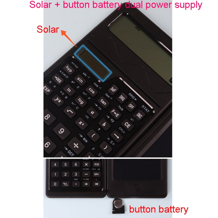 Handwriting Pad 10 Digits Display Portable Handwriting Board, Solar Function Calculator — view 5