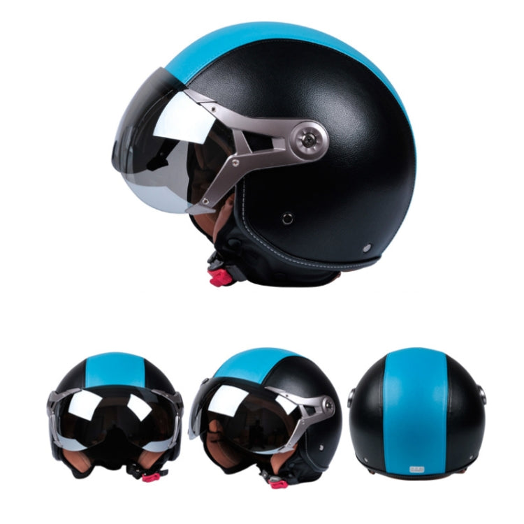 GXT Electric Vehicle Half Cover Four Seasons Retro Helmet