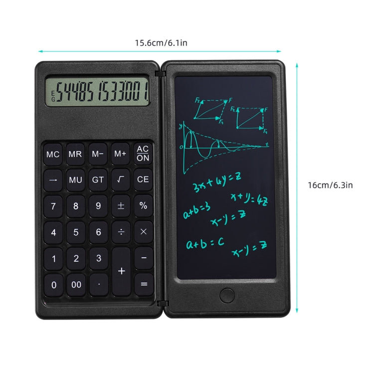 6 inch Learning Business Office Portable Foldable LCD Writing Board Calculator — TBD0603716101