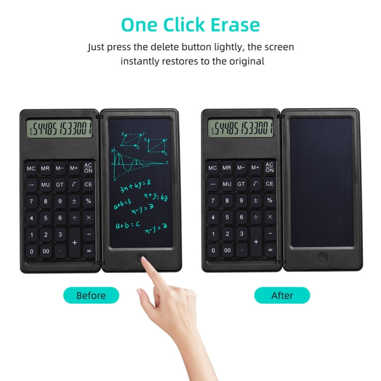 6 inch Learning Business Office Portable Foldable LCD Writing Board Calculator — view 7