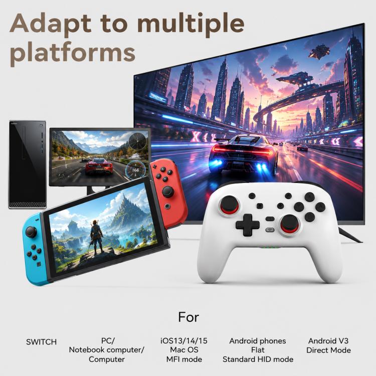 Wireless Bluetooth Somatosensory Vibration Gamepad For Nintendo Switch/Switch PRO