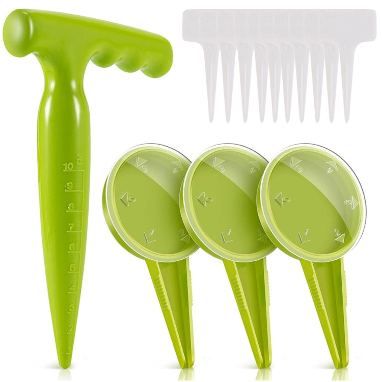 Adjustable Plant Seed Sower Planter Hand Held Flower Grass Plant Seeder — 12 In 1Kit