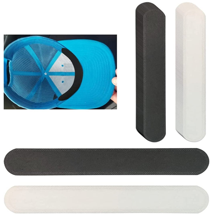 10pcs /Pack Disposable Hat Brim Stickers Shirt Collar Anti-Dirty Sweat-Absorbing Stickers