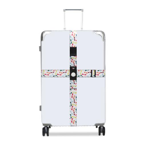 Luggage Cross Customs Lock Binding Strap — Colorful Dragonfly (Ordinary)