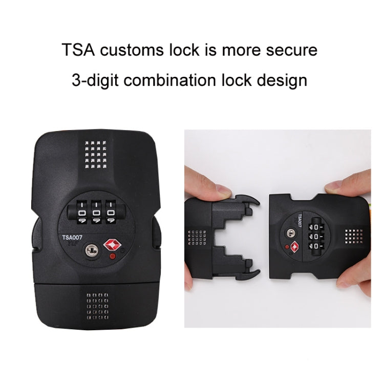 Luggage Cross Customs Lock Binding Strap — view 18