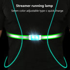 USB Rechargeable Running Light Strap Chest Light — view 6