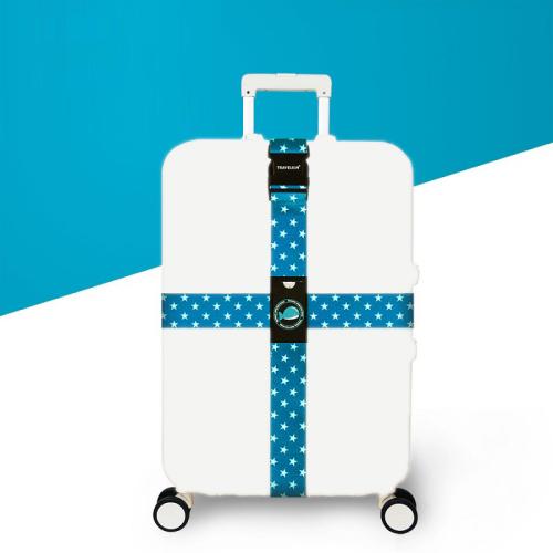 Cross Luggage Strap Without Combination Lock — Purple Star