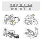 Cross Luggage Strap Without Combination Lock — view 13