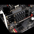 Double NVME Raid PCI-EX8 Split Card To SATA10 Port Transfer Card — view 5