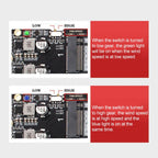 PCI-E X16 to M.2 M-key NVME X4 SSD RAID Array Expansion Adapter Support 2242/2260/2280/22110 — view 11