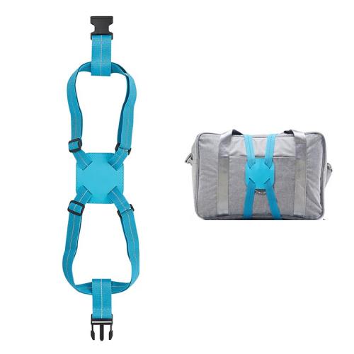 Backpack Luggage Binding Elastic Elastic Straps — Lake Blue