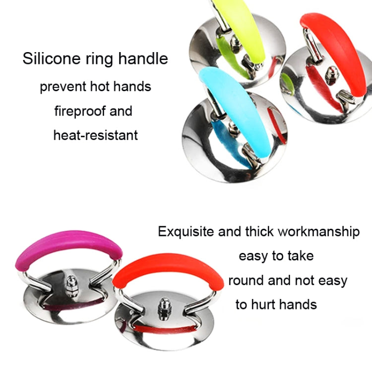 Universal Silicon Pot Lid Handle Kitchenware Accessories, Blue Silicon Ring, Red Silicon Ring, Orange Silicon Ring, Silicon Silicon Ring, Green Silicon Ring, Blacks Silicon Ring, Steel  Ring — view 9