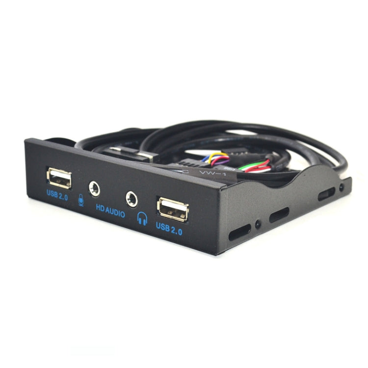 3.5-Inch 2 USB 2.0+HD AUDIO Port Desktop PC Case Floppy Drive Front Panel