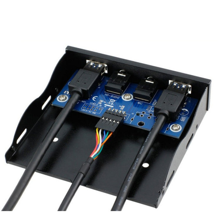 3.5-Inch USB 2.0+USB 3.0+HD AUDIO Port Desktop PC Case Floppy Drive Front Panel