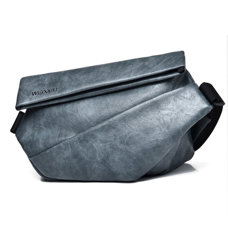 WEIXIER D265 Single Shoulder Crossbody Male Small Backpack — Gray