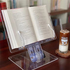 Student Desktop Reading Rack Transparent Acrylic Tablet Stand