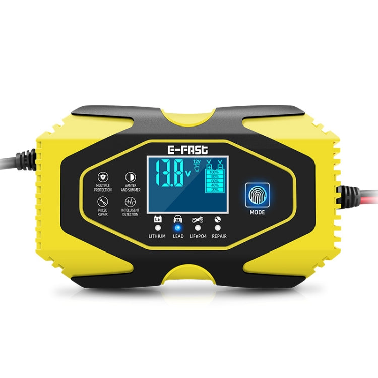 E-FAST Car Battery Charging LED Current Voltage Power Display Charger — US Plug