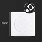 Square Air Conditioning Hole Decoration Cover Wall Hole Plug — Split 5cm White