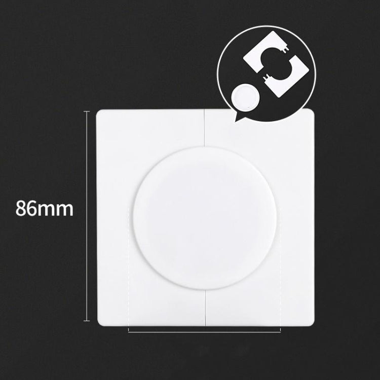 Square Air Conditioning Hole Decoration Cover Wall Hole Plug — Split 5cm White