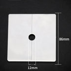 Square Hole Decoration Cover Wall Hole Plug — 1.2cm Hole White
