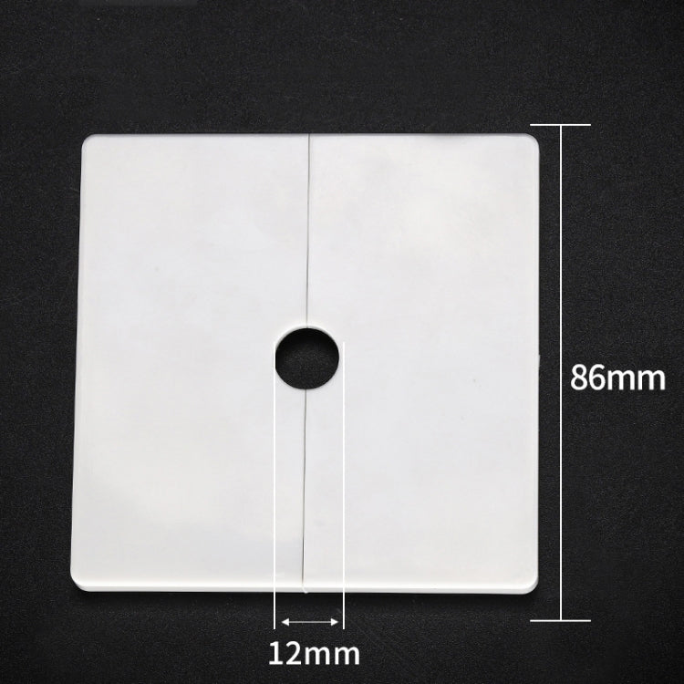 Square Hole Decoration Cover Wall Hole Plug — 1.2cm Hole White