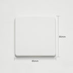 86mm Cover Air Conditioning Hole Blocking Decoration Cover — White