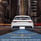Solar Integrated License Plate Wireless Transmission Camera Reversing Display