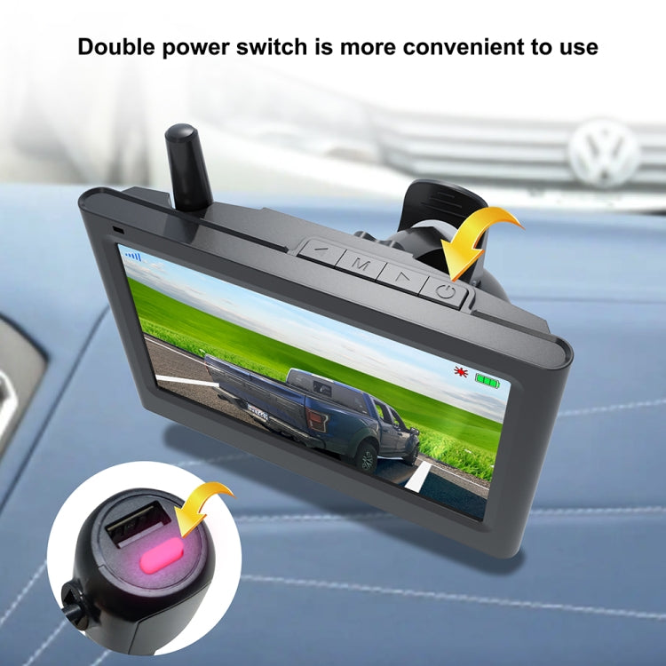 Solar Integrated License Plate Wireless Transmission Camera Reversing Display