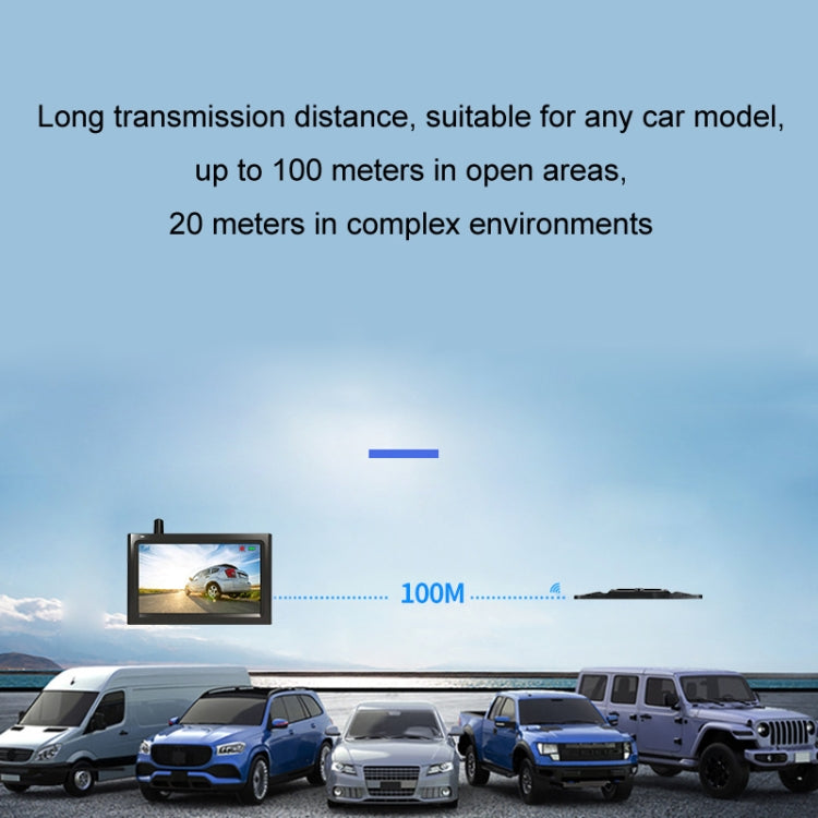 Solar Integrated License Plate Wireless Transmission Camera Reversing Display