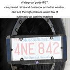 Solar Integrated License Plate Wireless Transmission Camera Reversing Display