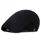 Cotton Solid Color Retro Style Cap Front Cap