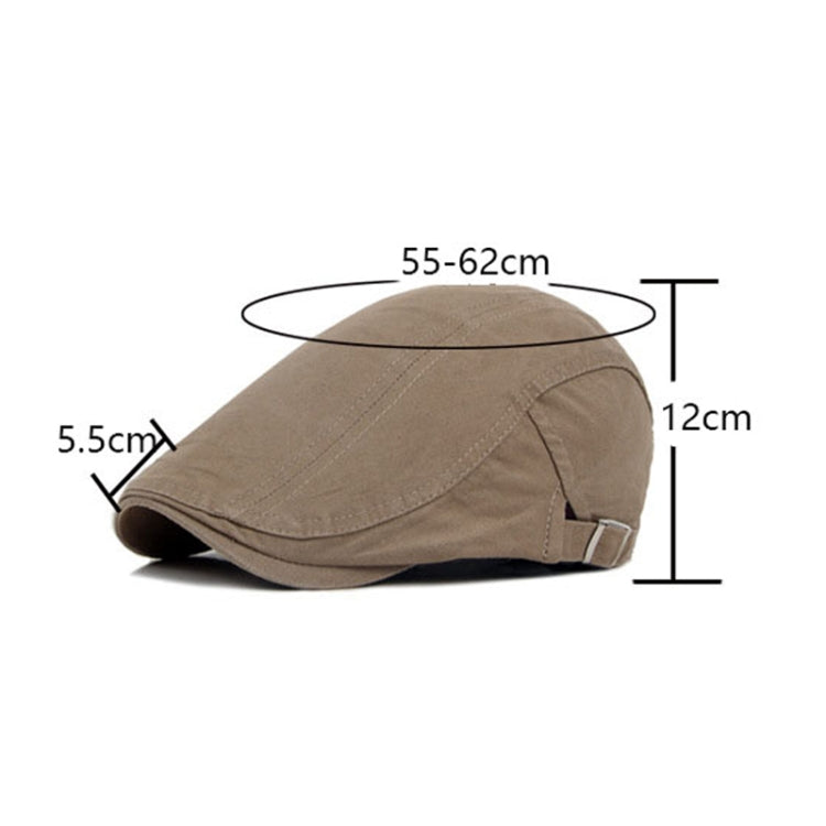 Cotton Solid Color Retro Style Cap Front Cap