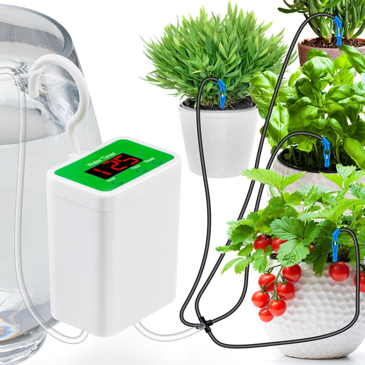 Household Intelligent Drip Irrigation Automatic Watering Timing Machine — Water 12 Potted Plants