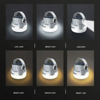 M10 Solar Tent Light With Portable Power Supply Handheld Camping Light Outdoor Vintage Mood Lights — view 15