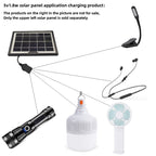 Small Table Lamp Flashlight With USB Female Head 5V/1.8W Solar Panel