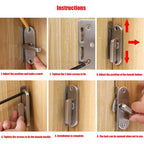 90 Degrees Right Angle Migration Door Hook Lock