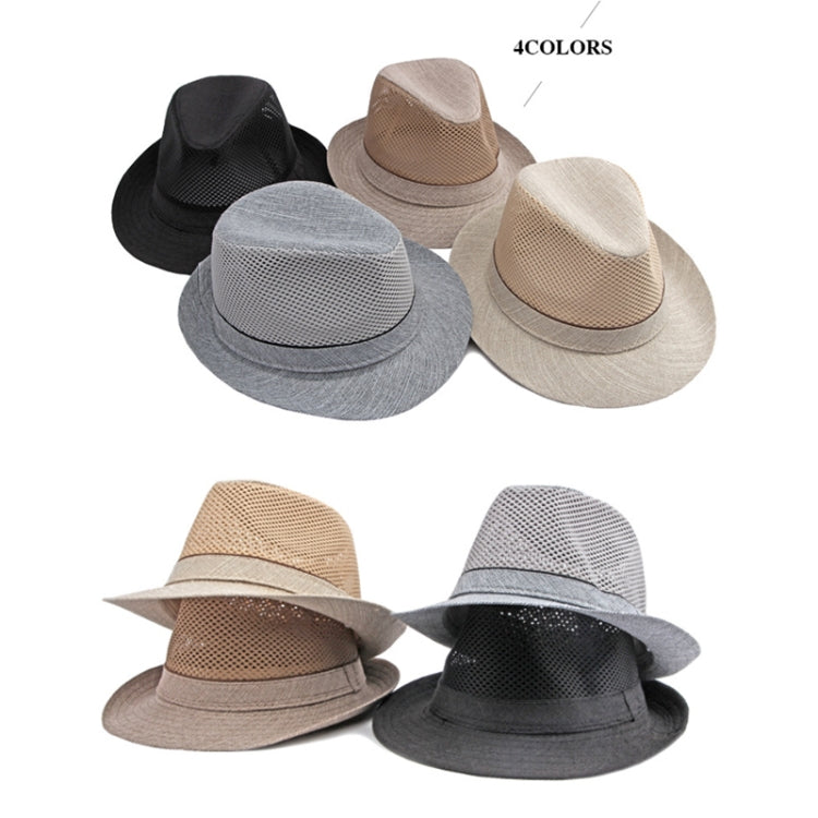 Summer Jazz Hat Mesh Breathable Sunscreen Hat
