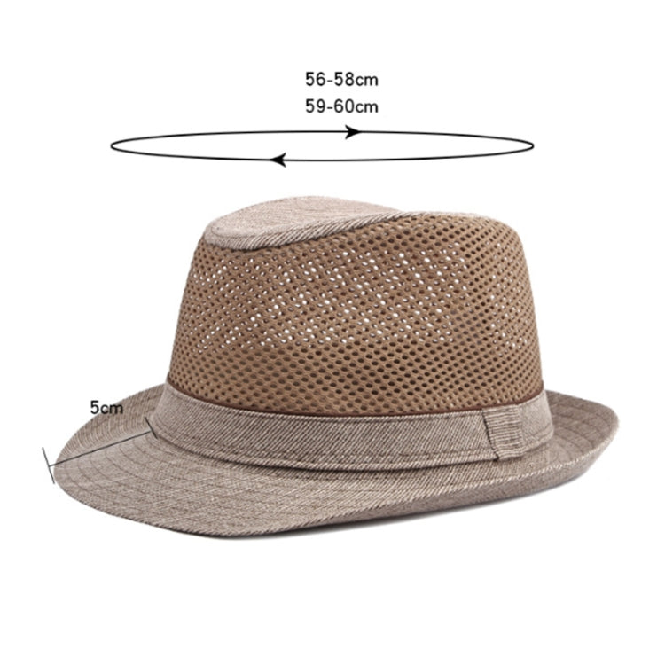 Summer Jazz Hat Mesh Breathable Sunscreen Hat