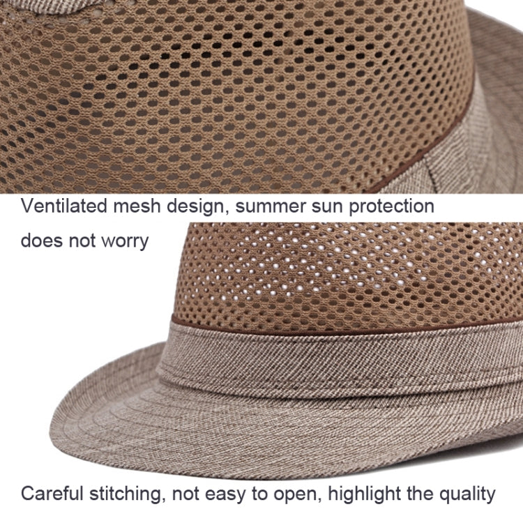 Summer Jazz Hat Mesh Breathable Sunscreen Hat